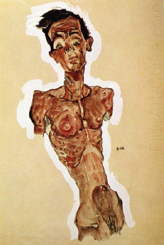 Egon Schiele Nude Self portrait china oil painting image